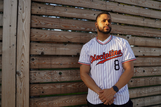 Discipline Athletics Baseball Jersey #8