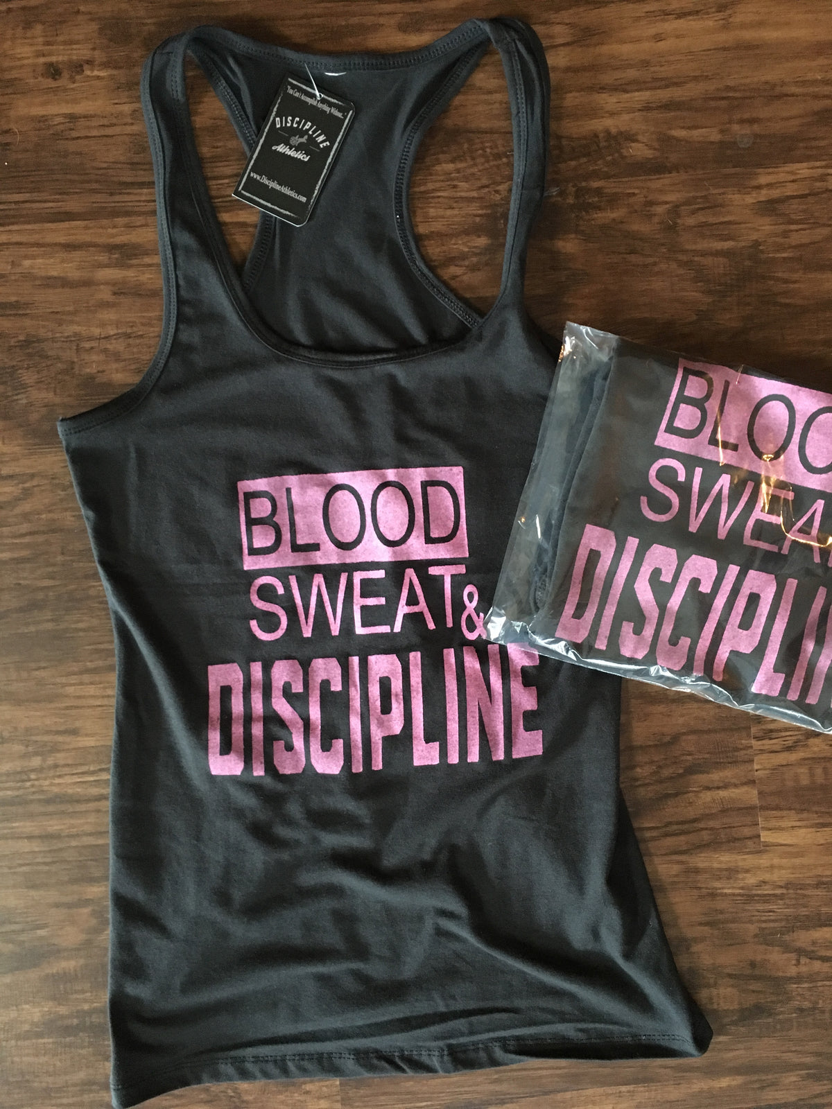 "Blood Sweat & Discipline" women's tank top